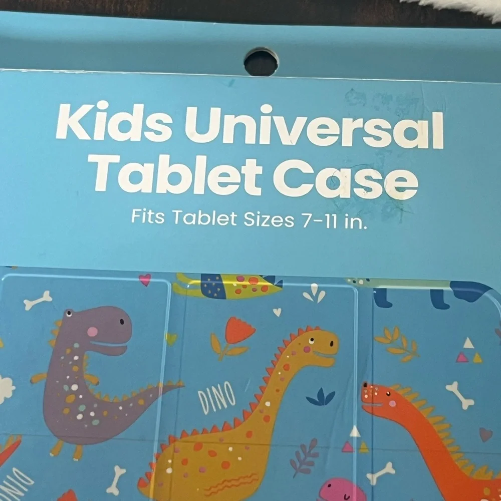 Dinosaur Kids Universal Tablet Case - Blue